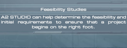 A2 Studio can help determine the feasibility and initial requirements to ensure that a project begins on the right foot.